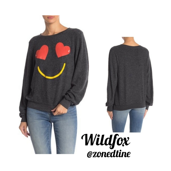 WILDFOX ESSENTIAL SMILING HEARTS Sz M - Picture 1 of 9